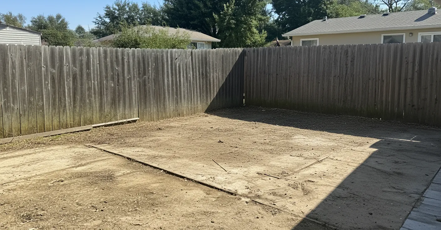 After: Old hot tub on a deck
