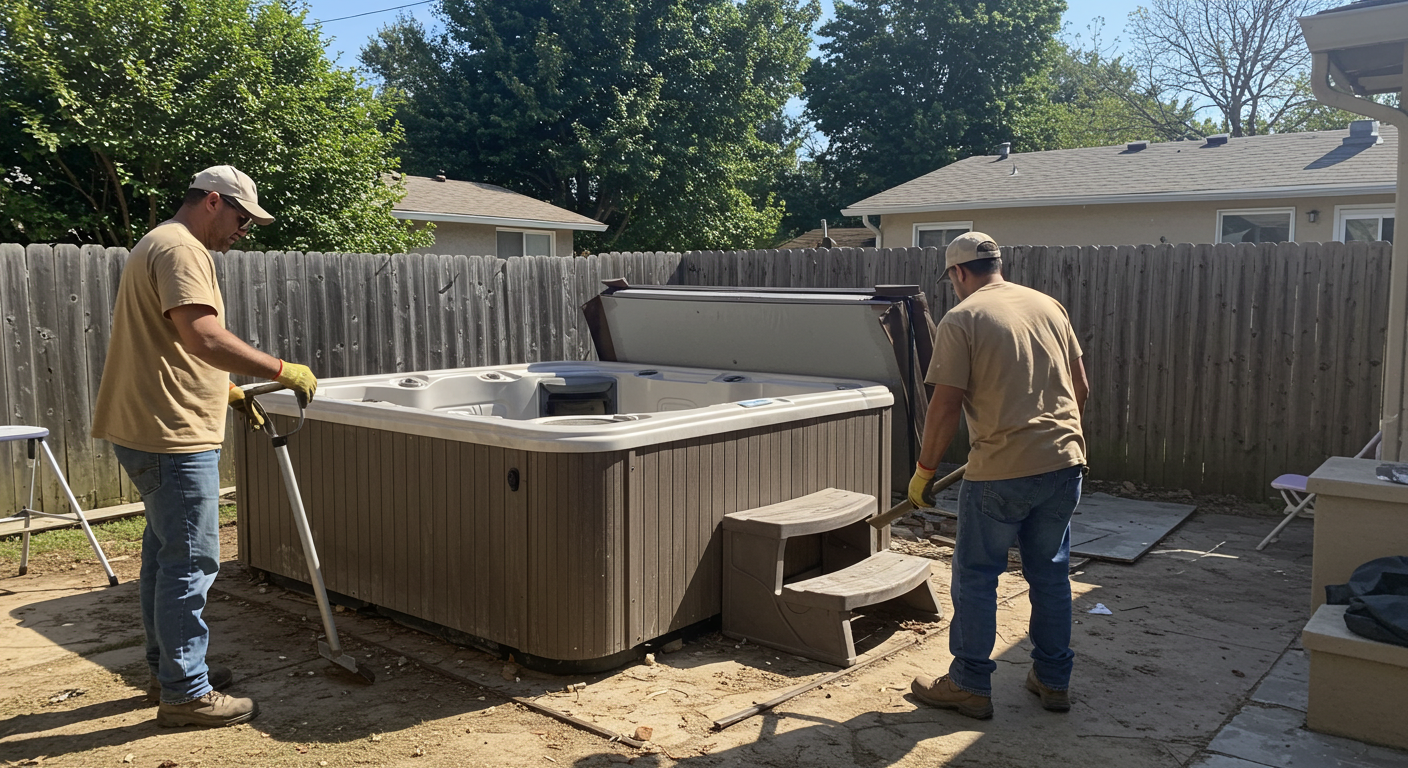 Hot Tub & Spa Removal in Temecula, Murrieta & Menifee, CA background
